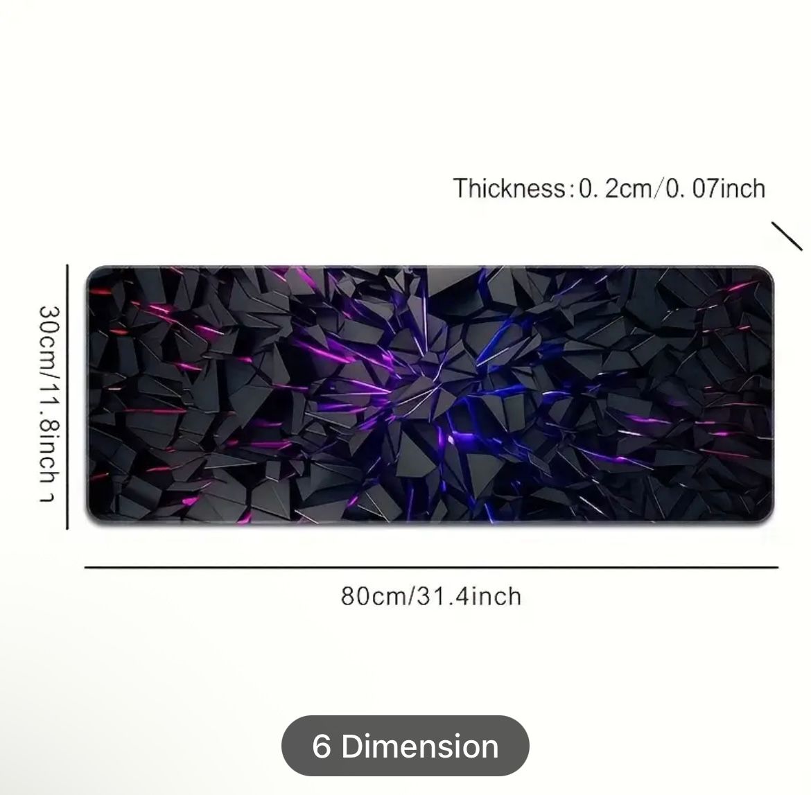 Tapis de souris gaming xxl futuriste