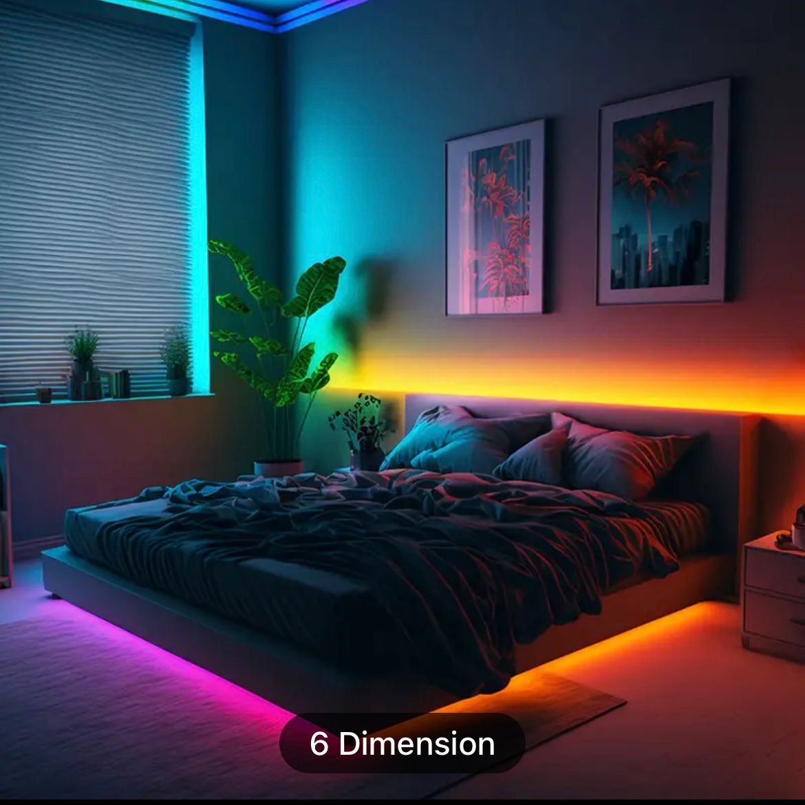 Led lumineuse rgb intelligente